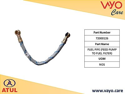 FUEL PIPE (FEED PUMP TO FUEL F - 72000126 - GEM CARGO