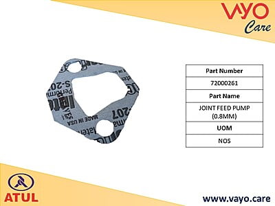 JOINT FEED PUMP (0.8MM) - 72000261 - GEM CARGO