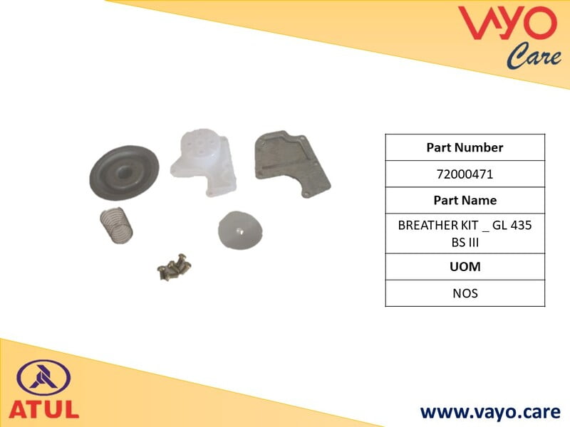 BREATHER KIT GL 435 BS III - 72000471 - GEM CARGO