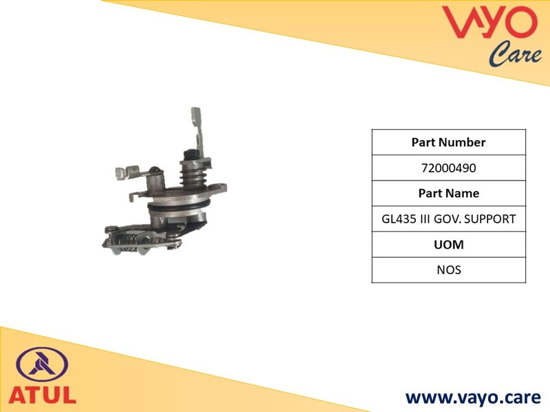 GL435 III GOV. SUPPORT - 72000490 - GEM CARGO