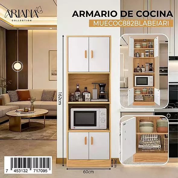 ARMARIO DE COCINA BEIGE