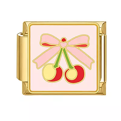 Golden Pink Ribbon Cherries