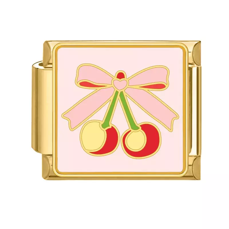 Golden Pink Ribbon Cherries