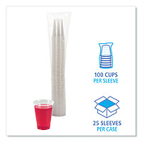 Plastic Cup Unwrapped 9 oz - 2500/Case