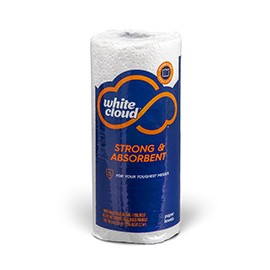 Kruger White Cloud Paper Towel 11" x 5.9" 90 Select-A-Size Sheets 24 / cs