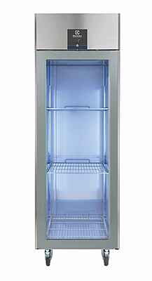 725358 1-GLASS DOOR REFRIGERATOR 670L +2+10°C, DIGITAL, A304-R290