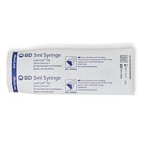 BD™ Luer-Lok™ General Purpose Syringe 5 mL Luer Lock Tip Without Safety