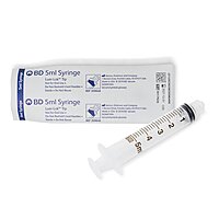 BD™ Luer-Lok™ General Purpose Syringe 5 mL Luer Lock Tip Without Safety