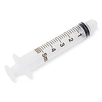 BD™ Luer-Lok™ General Purpose Syringe 5 mL Luer Lock Tip Without Safety