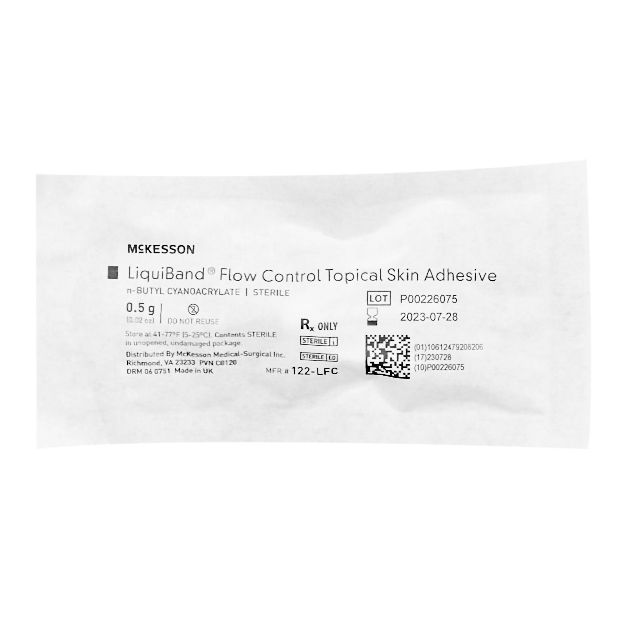 McKesson LiquiBand® Flow Control Skin Adhesive 0.5 mL