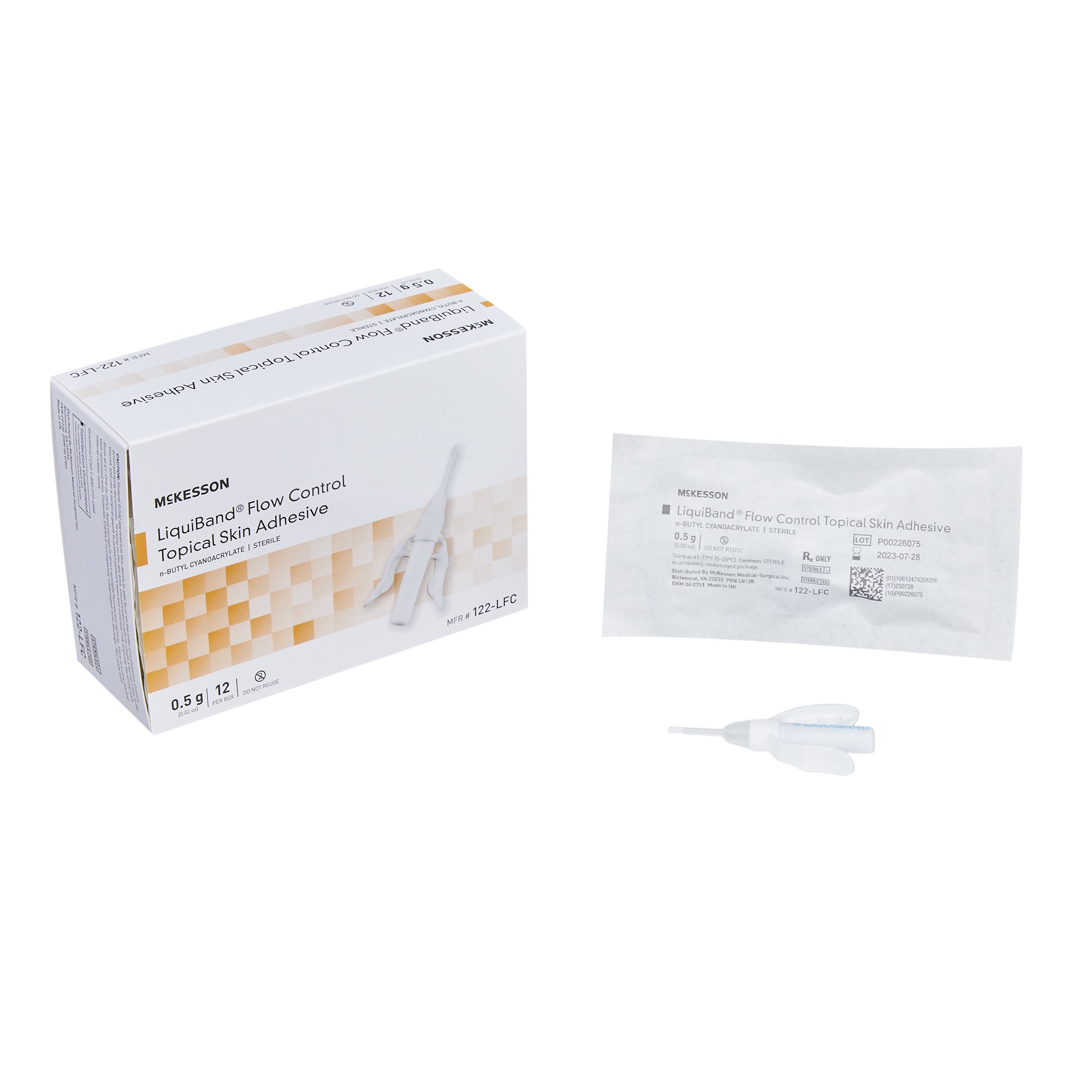 McKesson LiquiBand® Flow Control Skin Adhesive 0.5 mL