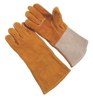 Russet shoulder, straight thumb, thumb strap reinforced, Kevlar sewn