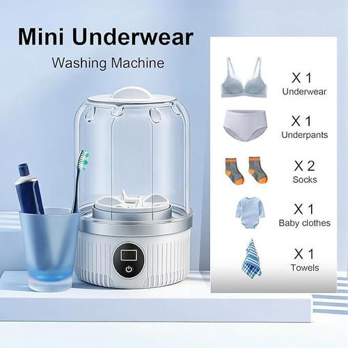 MINI WASHING MACHINE FOR UNDIES, HANDKERCHIEFS AND OTHER SMALL ITEMS.