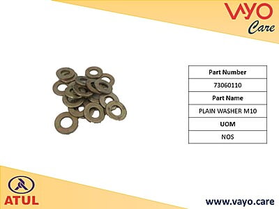 PLAIN WASHER M10 - 73060110 - GEMINI ULTRA