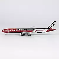 Qatar Airways 777-300ER A7-BEG (New Formula 1 livery, Luxurious packaging with stand)