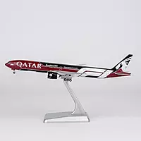 Qatar Airways 777-300ER A7-BEG (New Formula 1 livery, Luxurious packaging with stand)