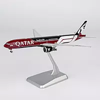 Qatar Airways 777-300ER A7-BEG (New Formula 1 livery, Luxurious packaging with stand)