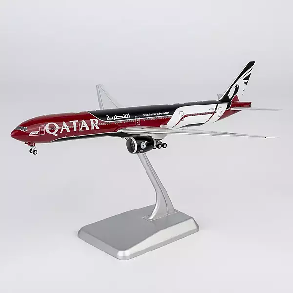 Qatar Airways 777-300ER A7-BEG (New Formula 1 livery, Luxurious packaging with stand)