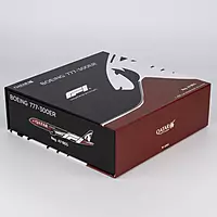 Qatar Airways 777-300ER A7-BEG (New Formula 1 livery, Luxurious packaging with stand)