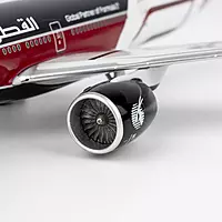 Qatar Airways 777-300ER A7-BEG (New Formula 1 livery, Luxurious packaging with stand)