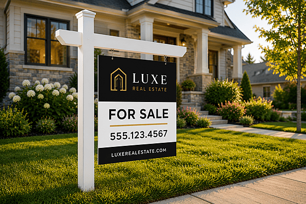 Aluminum Yard Sign + Display