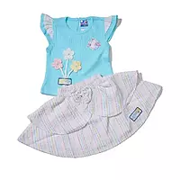 Cotton top and Skirt