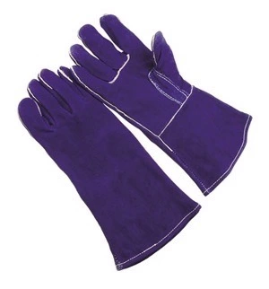 Blue shoulder, straight thumb with thumb strap reinforced, sock lined, Kevlar sewn
