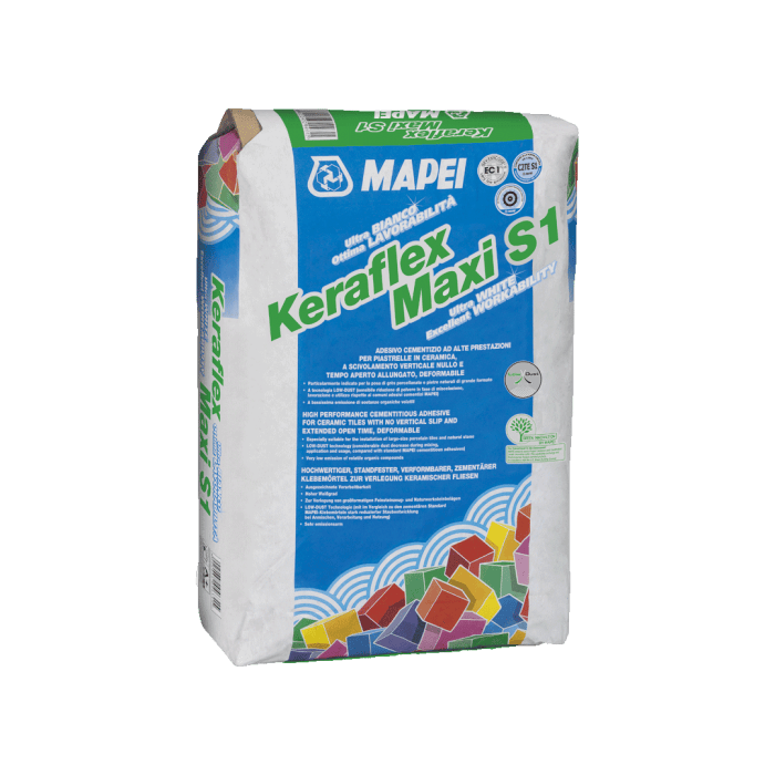 Adeziv Mapei Keraflex maxi s1 alb, 23kg