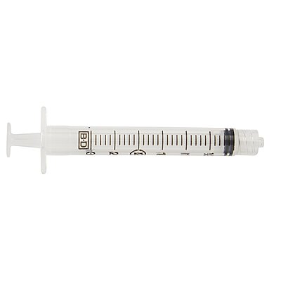 BD™ Luer-Lok™ General Purpose Syringe 3 mL Luer Lock Tip Without Safety