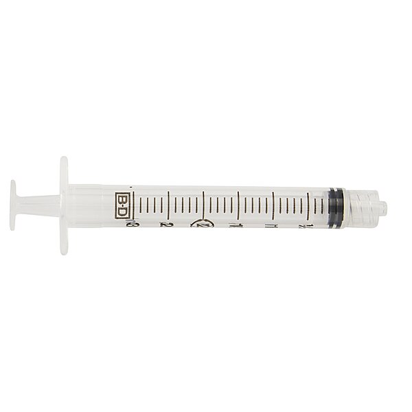 BD™ Luer-Lok™ General Purpose Syringe 3 mL Luer Lock Tip Without Safety