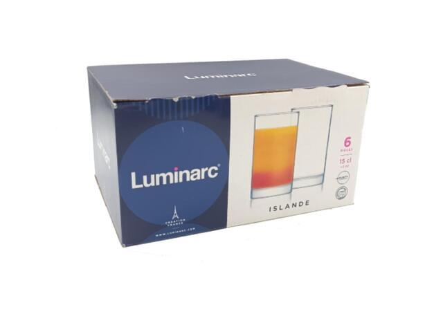 ISLANDE 15CL طقم كاسات عصير لومينارك 6 كاسات ISLANDE 15CL طقم كاسات عصير لومينارك 6 كاسات