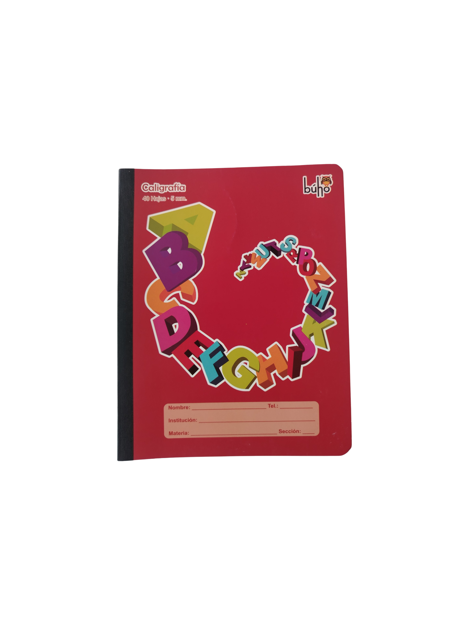 CUADERNO CALIGRAFIA BUHO 5MM 40 HOJAS (16 X 21 CM)