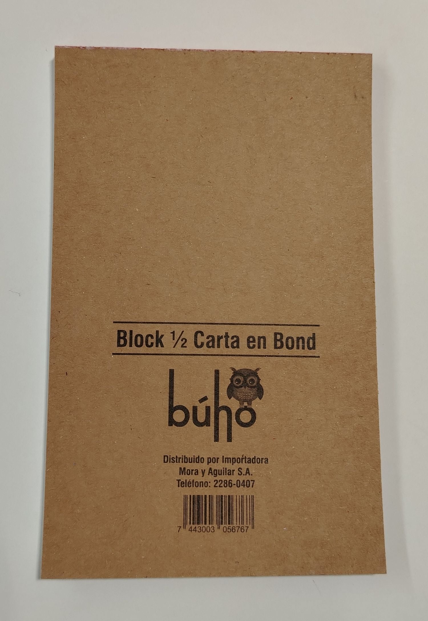 BLOCK BUHO COMANDA BOND 1/2 CARTA (13 X 21 CM)