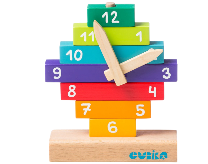 DIDACTICO RELOJ DE MADERA
