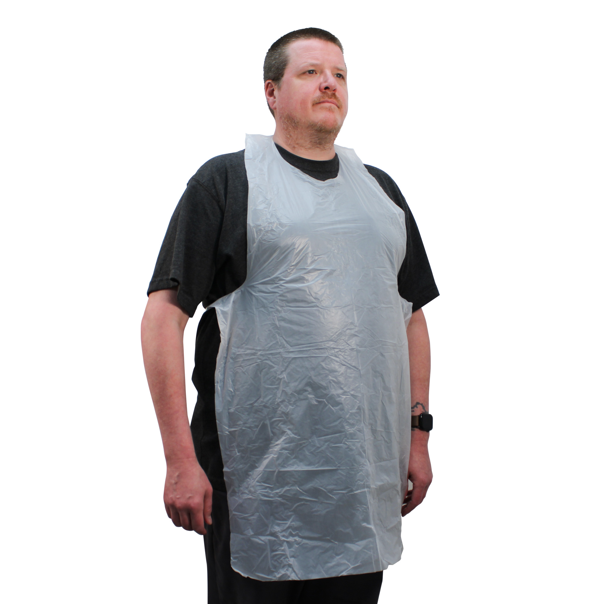 Empress 24" x 42" Polyethylene Apron 13 Microns / 0.511 mil 10 / 100 cs