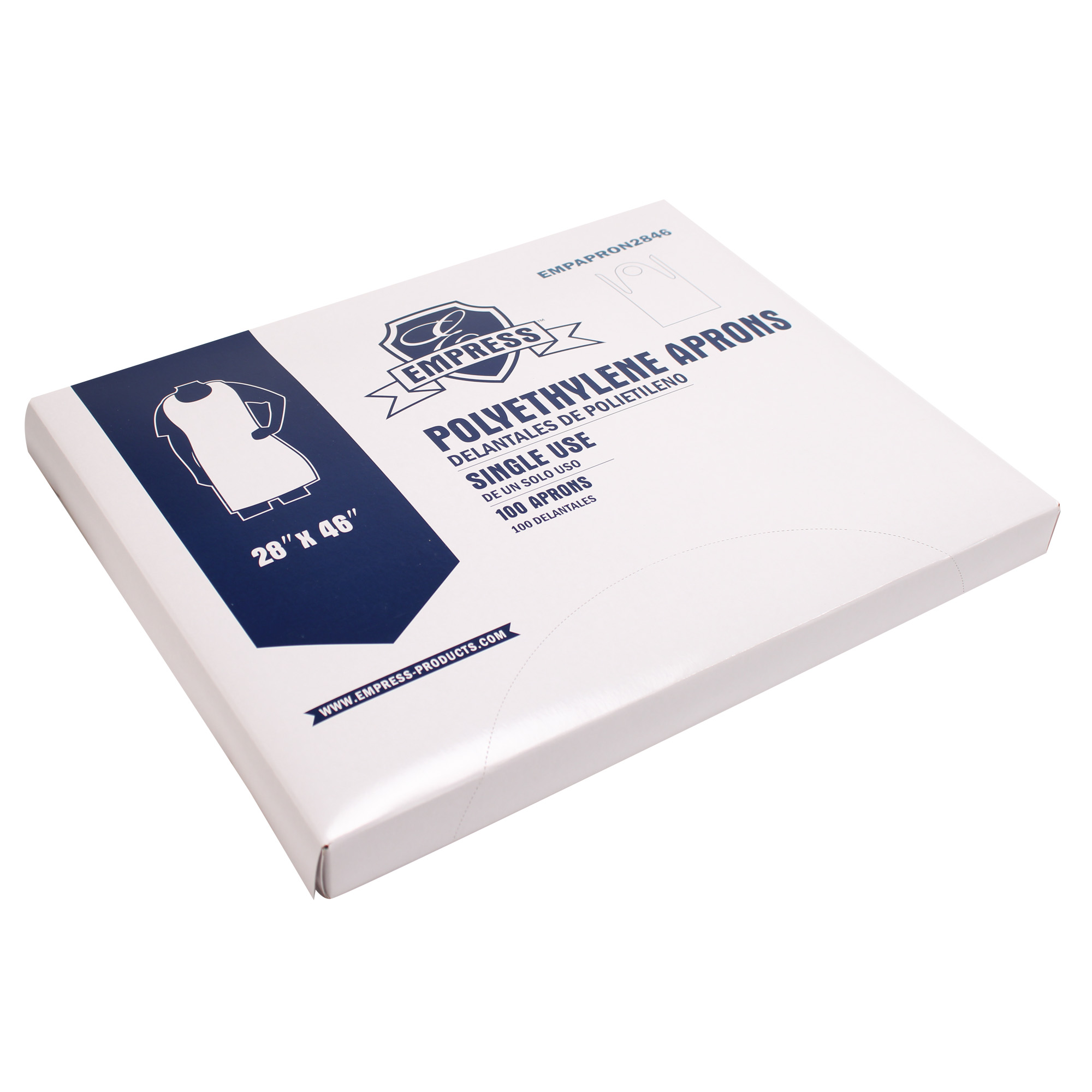 Empress 28" x 46" Polyethylene Apron 10 / 100 cs