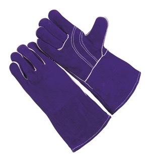 Blue Side Split Welding Glove, Kevlar Sewn, Reinforced Thumb