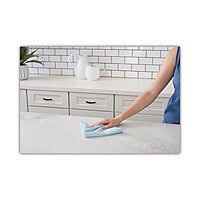 Microfiber Cleaning Cloths, 16" x 16", Blue, 24/Pack