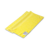 Microfiber Cleaning Cloths, 16" x 16", Yellow, 24/Pack