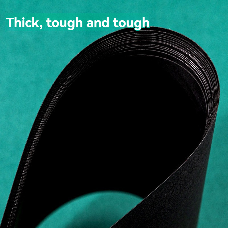 DELI GENIUS 74848 BLACK HARD CARDBOARD ART & CRAFT PAPER 180G A3