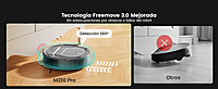 Aspiradora Robot 200 min autonomía,4000 Pa Potente aspiración