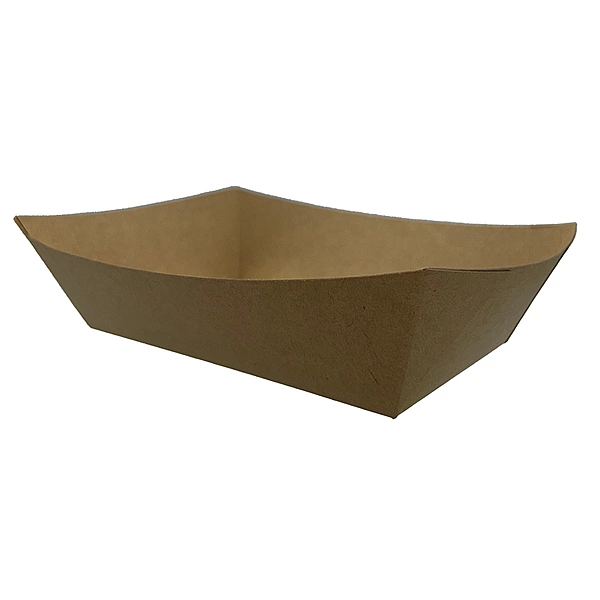 Nova 5 lb Kraft Food Tray PFAS Free 500 / cs