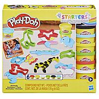 Play-Doh Fundamentals Animals Tool Set with 6 Non-Toxic Colors, 1-Ounce Cans