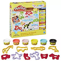 Play-Doh Fundamentals Animals Tool Set with 6 Non-Toxic Colors, 1-Ounce Cans