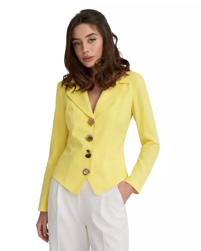 Tailored Single-Breasted Blazer