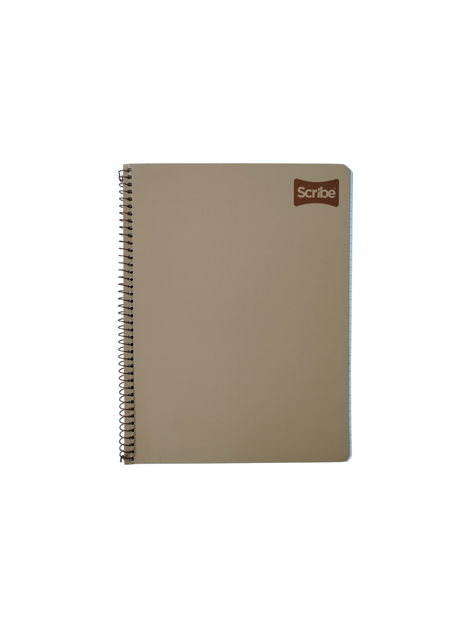 CUADERNO RESORTE SCRIBE KRAFT 70H 20CM X 26.25CM