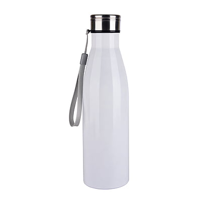 750ml White Stainless Steel Sipper Bottle