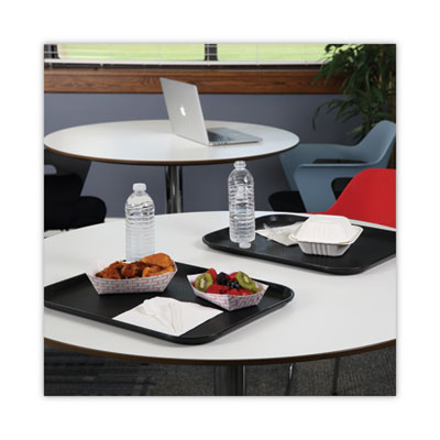 Empress 5lb Red Plaid Food Tray PFAS Free 500 / cs