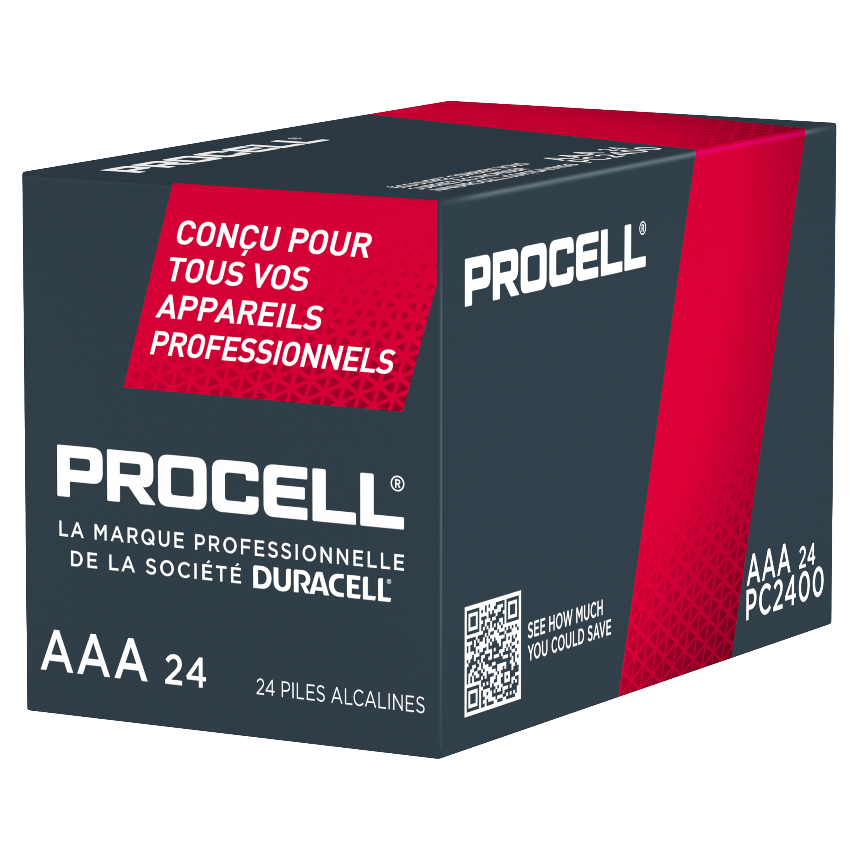 Procell Constant Alkaline Batteries AAA, 1.5V 6 / 24 CS