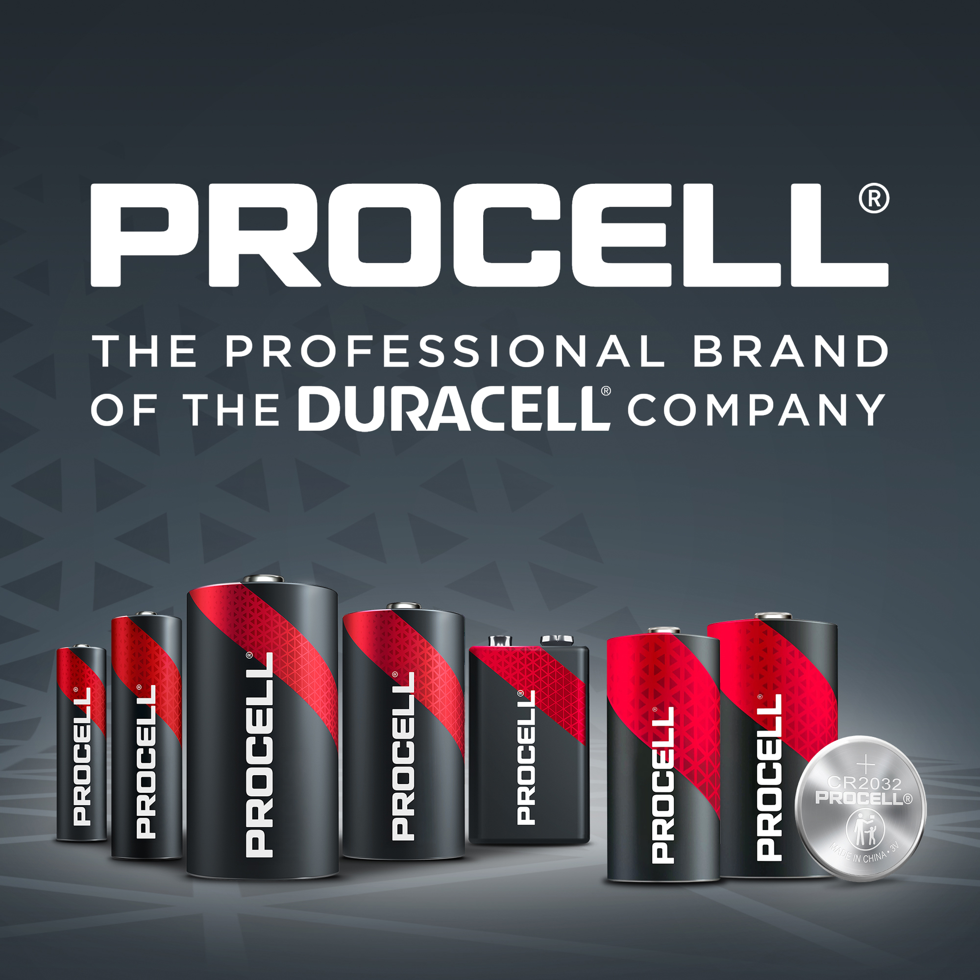 Procell Constant Alkaline Batteries 9V 6 / 12 CS